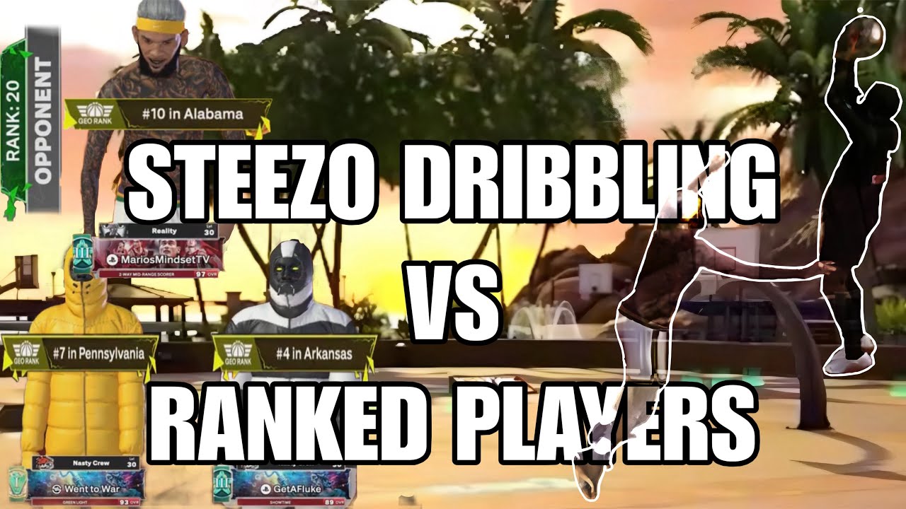 STEEZO DRIBBLING VS RANKED PLAYERS !! 