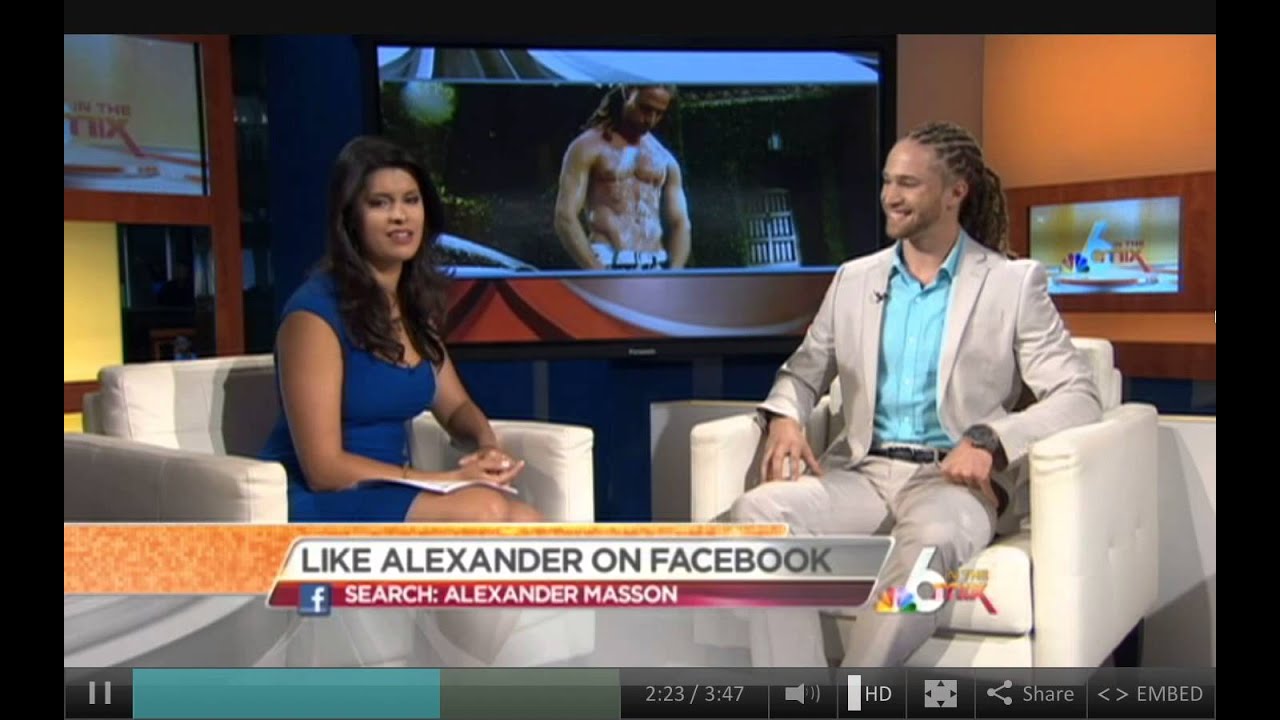 Alexander Masson NBC 6 Interview - I Luh Ya Papi Male Model