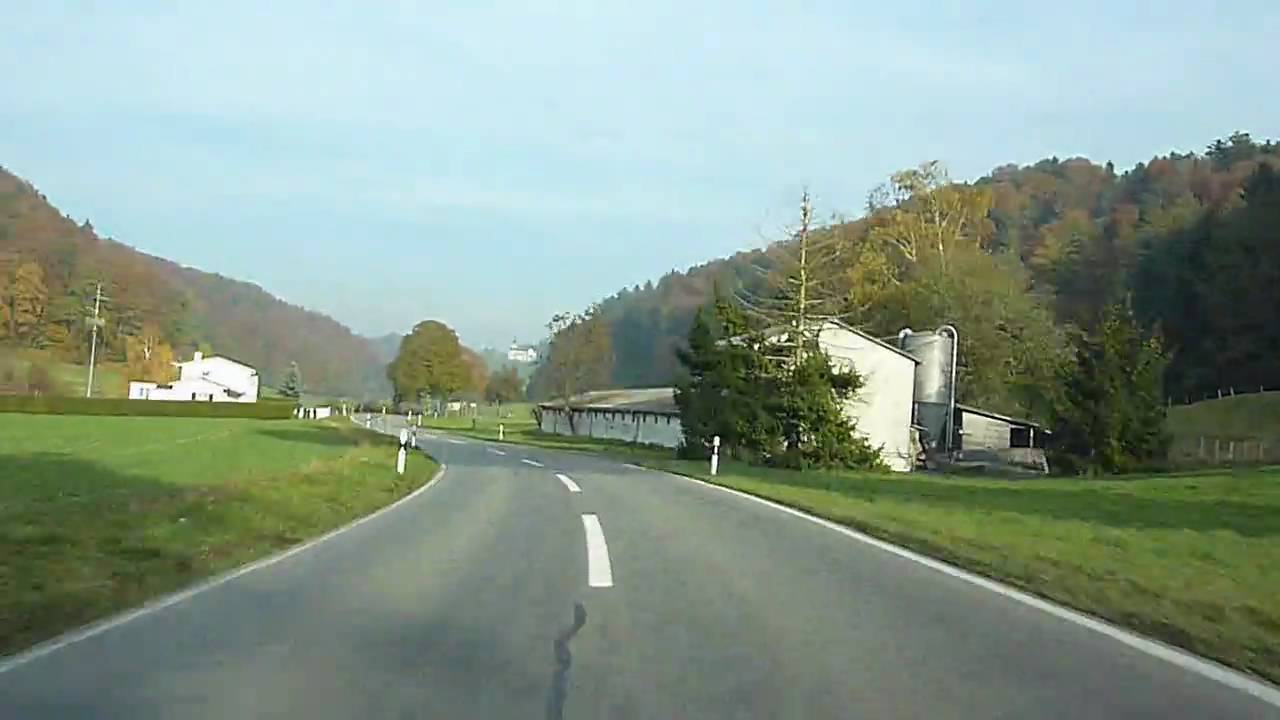 Switzerland 93 (Camera on board) Tafers to Heitenried by St. Antoni [HD]