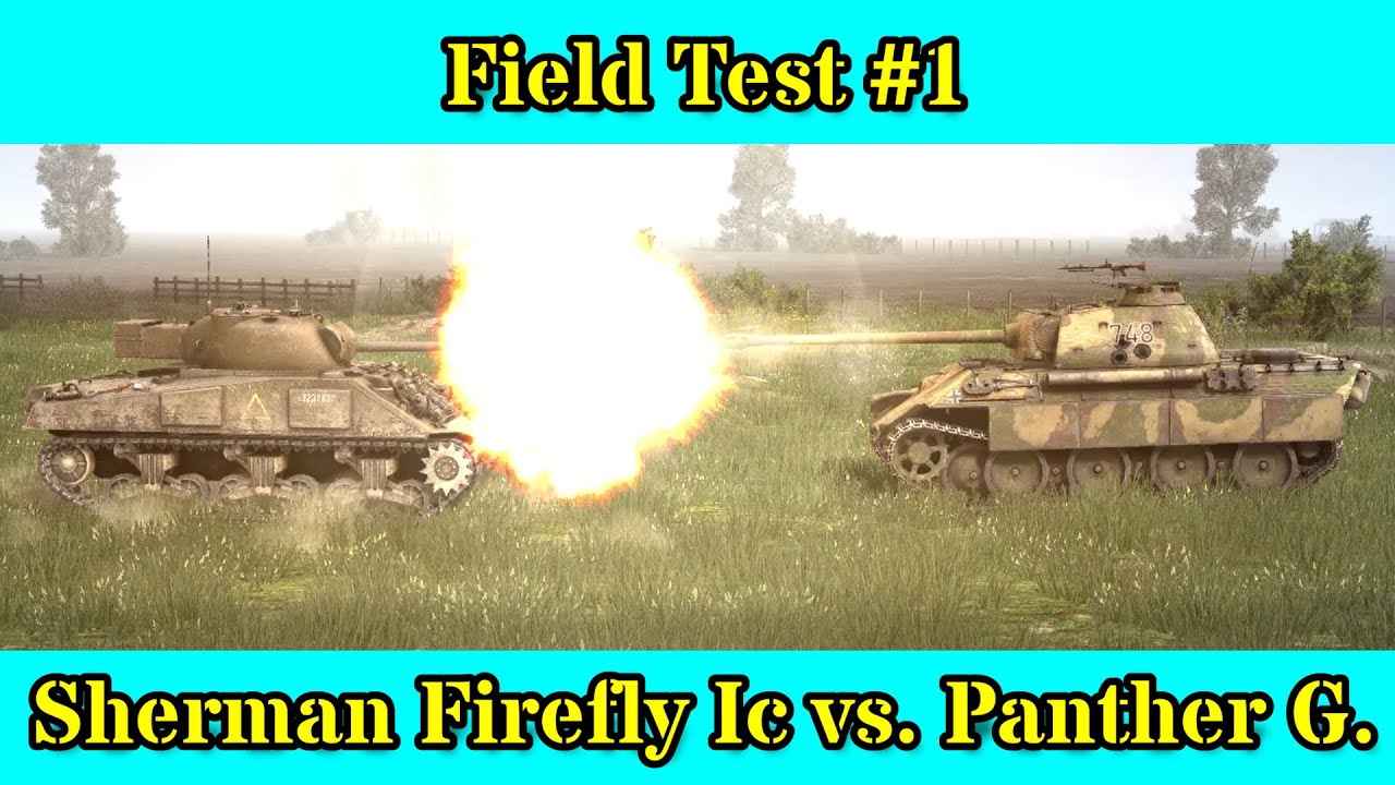 Firefly vs Panther G — Frontal Kill Test 💥#ShermanFirefly #PantherG #TankTest