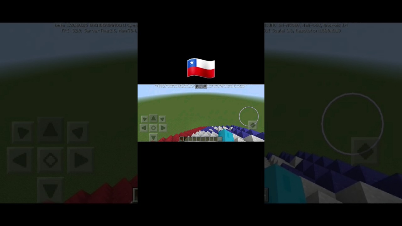 Chile🥹🇨🇱#minecraft #gaming #shortvideo #shorts