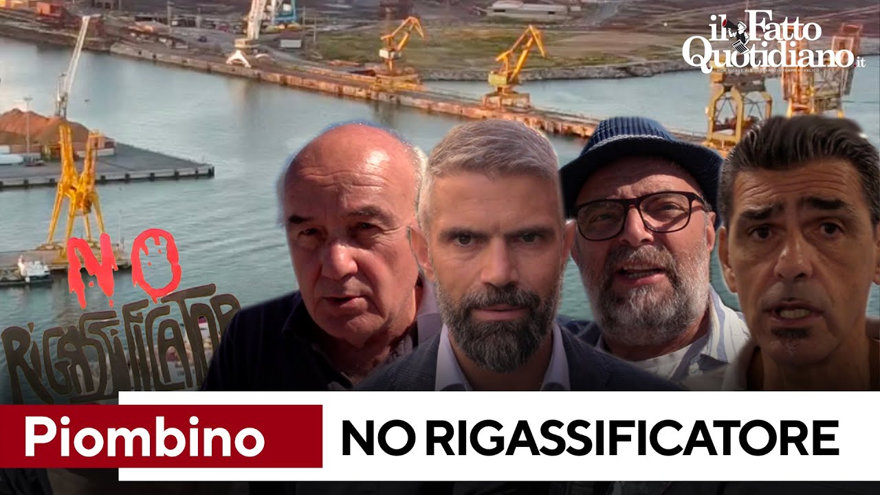 Viaggio a Piombino, dove la comunità locale si schiera compatta contro il rigassificatore