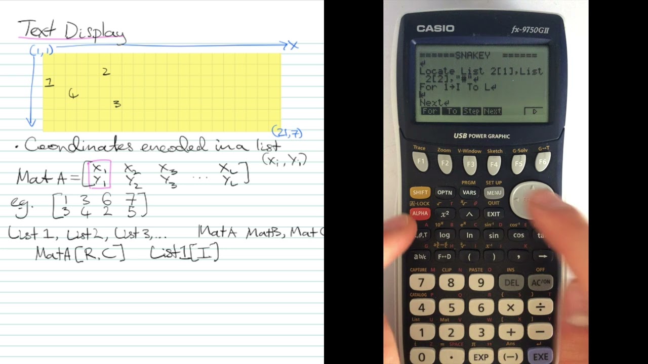 Casio BASIC Snake Tutorial