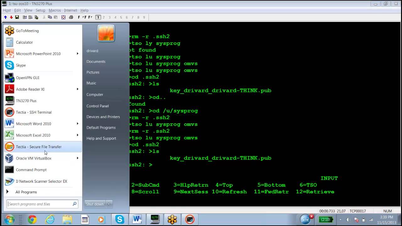 A Mainframe z-OS Demo: How Secure Shell Can Bypass RACF Security Controls