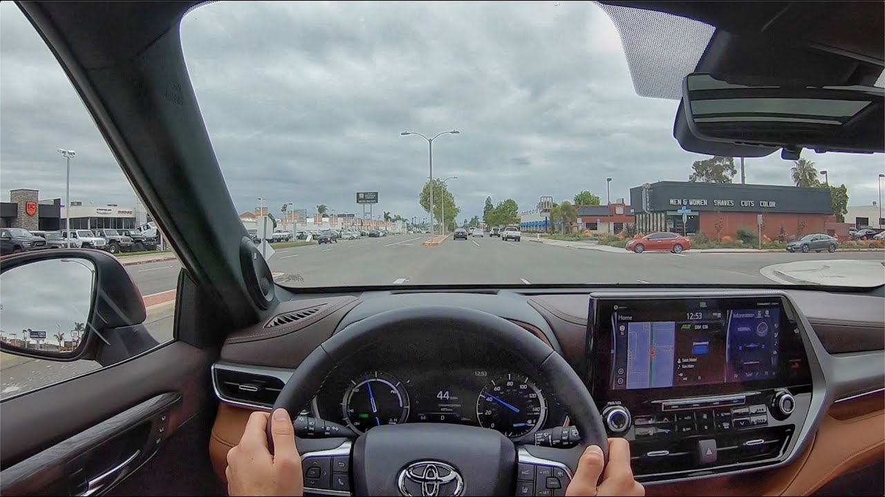 2020 Toyota Highlander Hybrid Platinum AWD POV Test Drive (3D Audio)(ASMR)