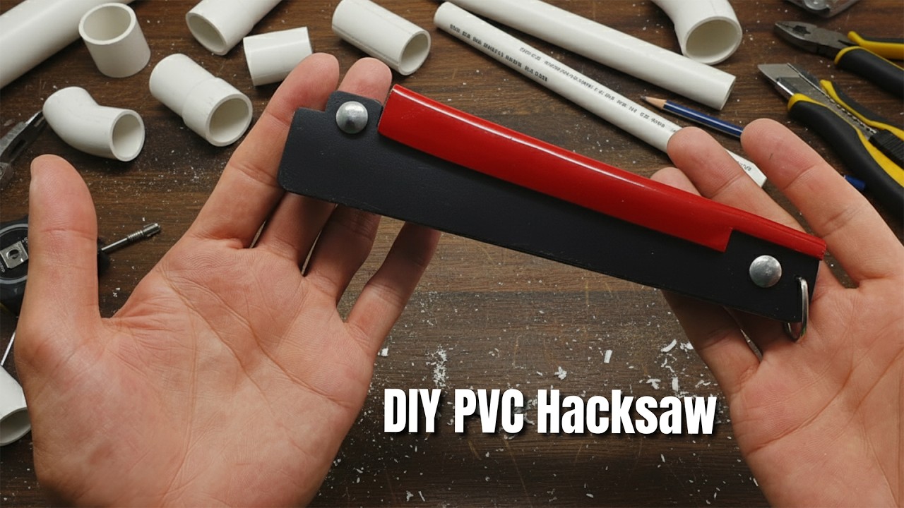 Don't throw away your PVC pipes! DIY PVC Hacksaw – Step-by-Step Tutorial