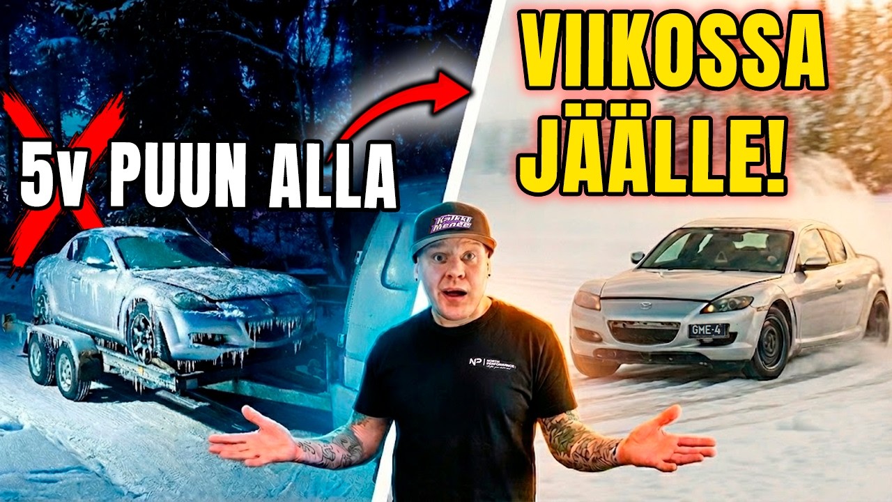 Mazda RX8 WANKEL moottorilla - Seisonut 5 vuotta!