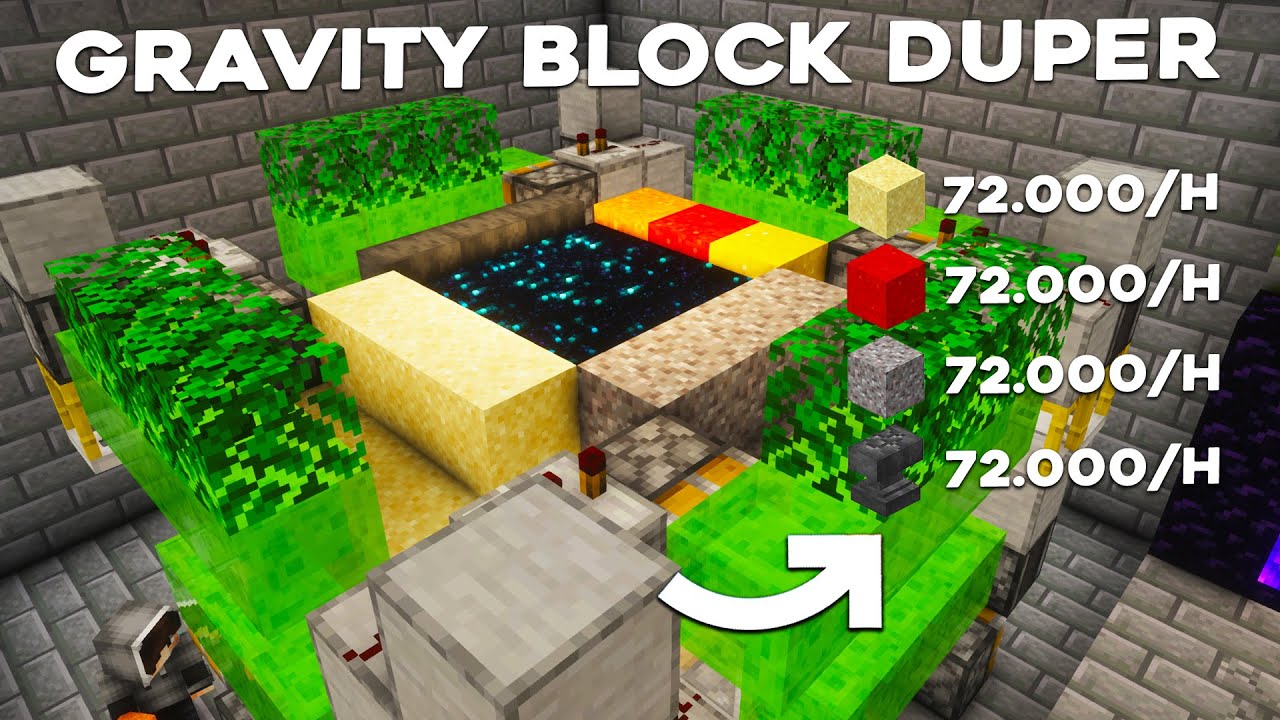 BU BLOK ÇOĞALTICI SİSTEM SAYESİNDE, MİNECRAFT'TA KUM ÇİMENTO ÖRS KASABİLİRSİN l Minecraft Sistemler