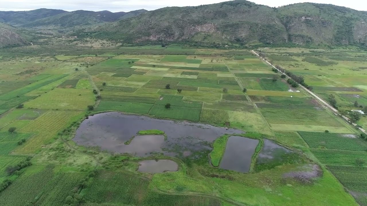 Video aereo del Municipio de Zapotitlán Lagunas Oaxaca.