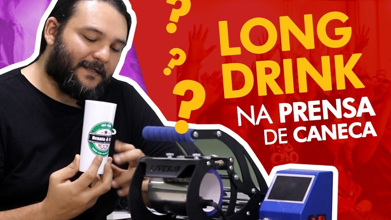 Copo Long Drink na sublimação da certo?