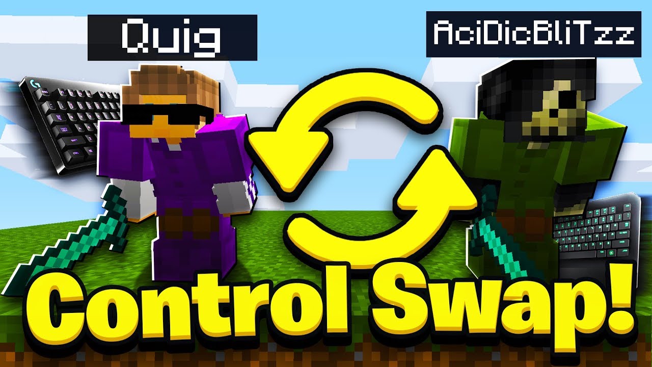 WE SWAPPED MICE AND CONTROLS! (YouTuber Control Swap)