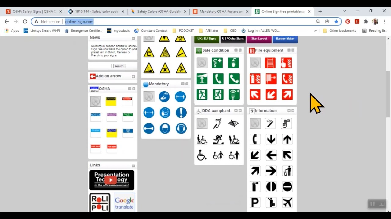 SAFETY SECONDS   Making Free Safety Signs Online