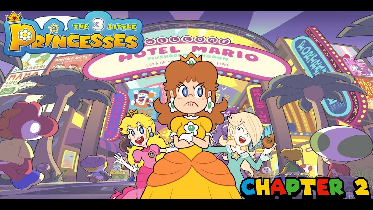 Три маленькие принцессы | Глава 2 — Comic Dub #nintendo #princess