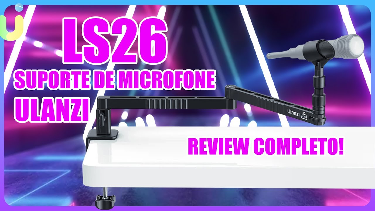 Suporte De Microfone Ls26 Ulanzi VIJIM - Vídeo detalhado!