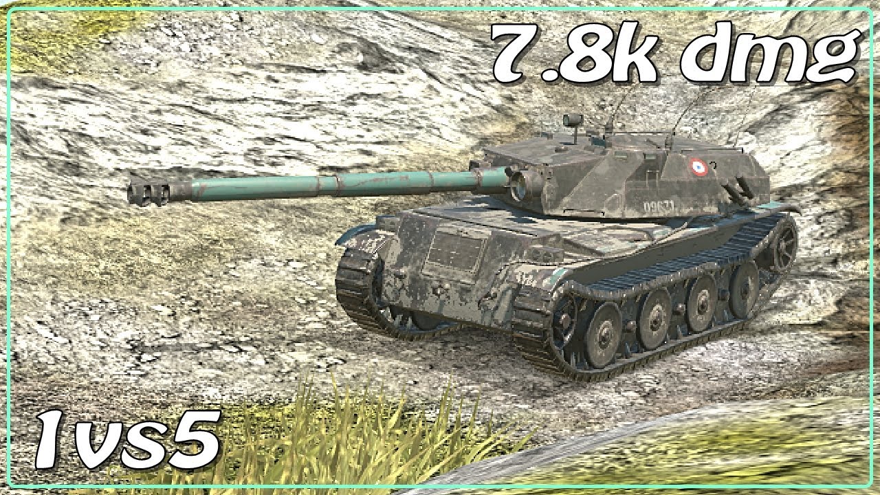 1v5 B-C Bourrasque Noir • 4 frags • 7.8k dmg • WoT Blitz