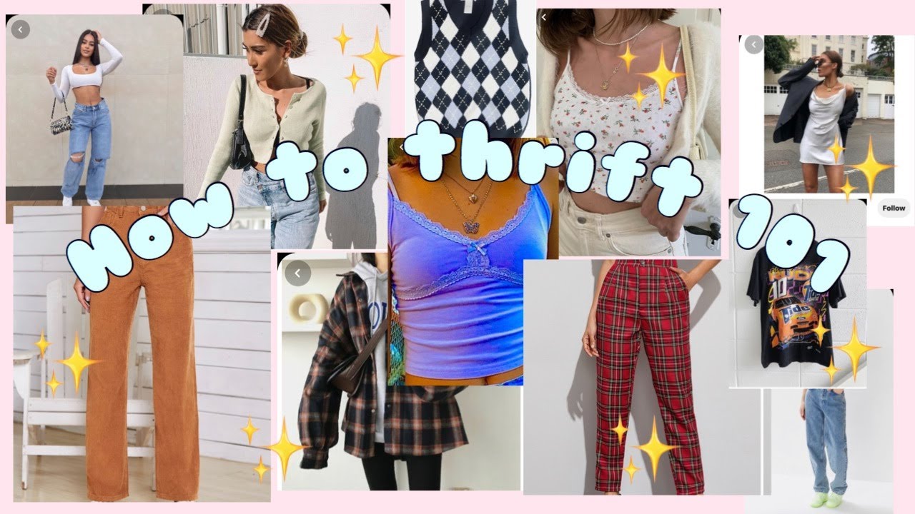 How toThrift101|BaggyJeans|Cardigans|GraphicTees|Sweater Vest|Camis|Plaid&Corduroy Pants|Satin dress