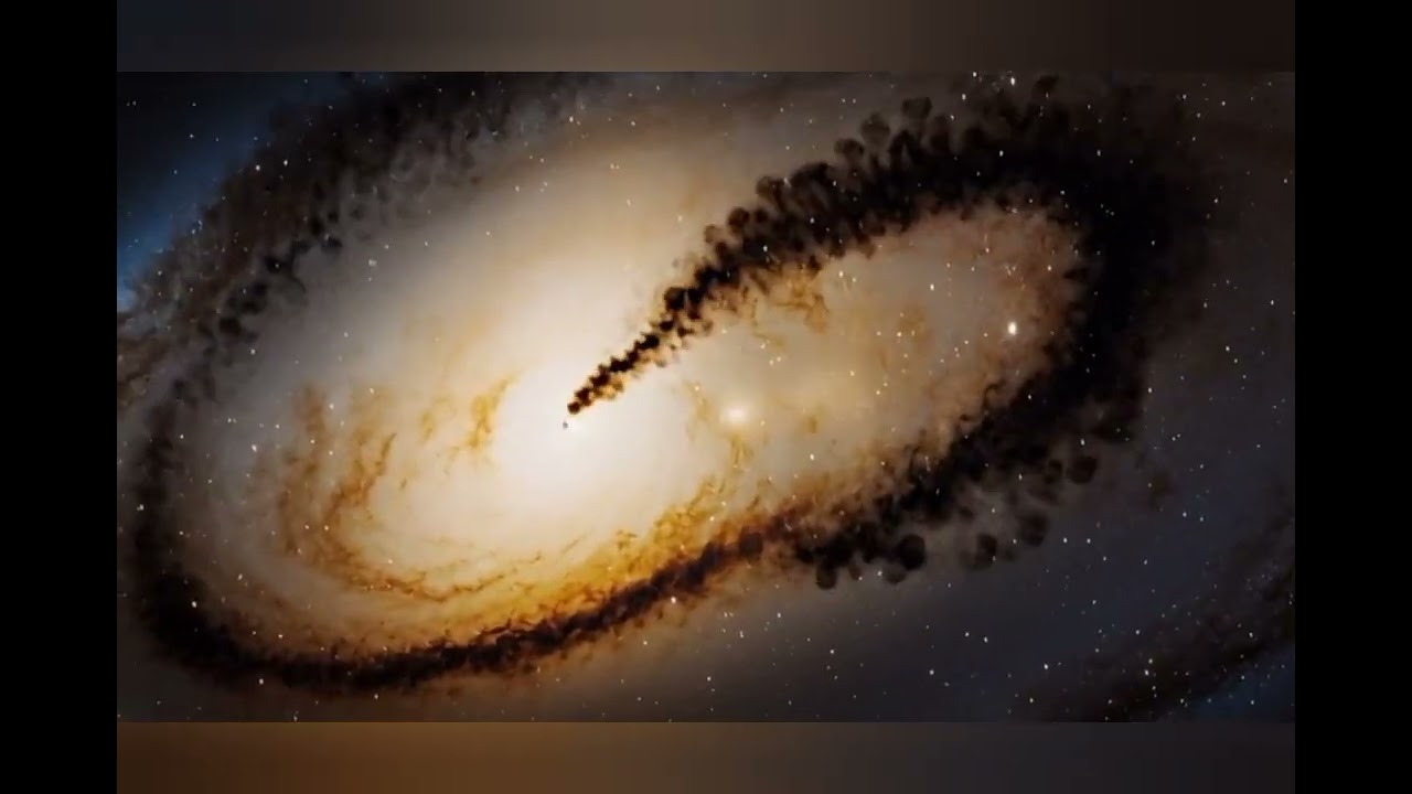 Andromeda Nebula. Melodic cosmic synthesis symphony.