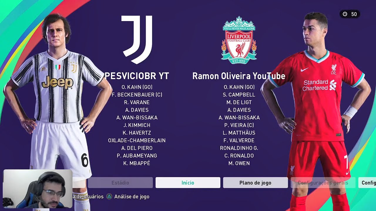JOG&Atilde;O CONTRA O PESVICIOBR ! RAMON OLIVEIRA X PESVICIOBR PES2021 MYCLUB #95 !!!