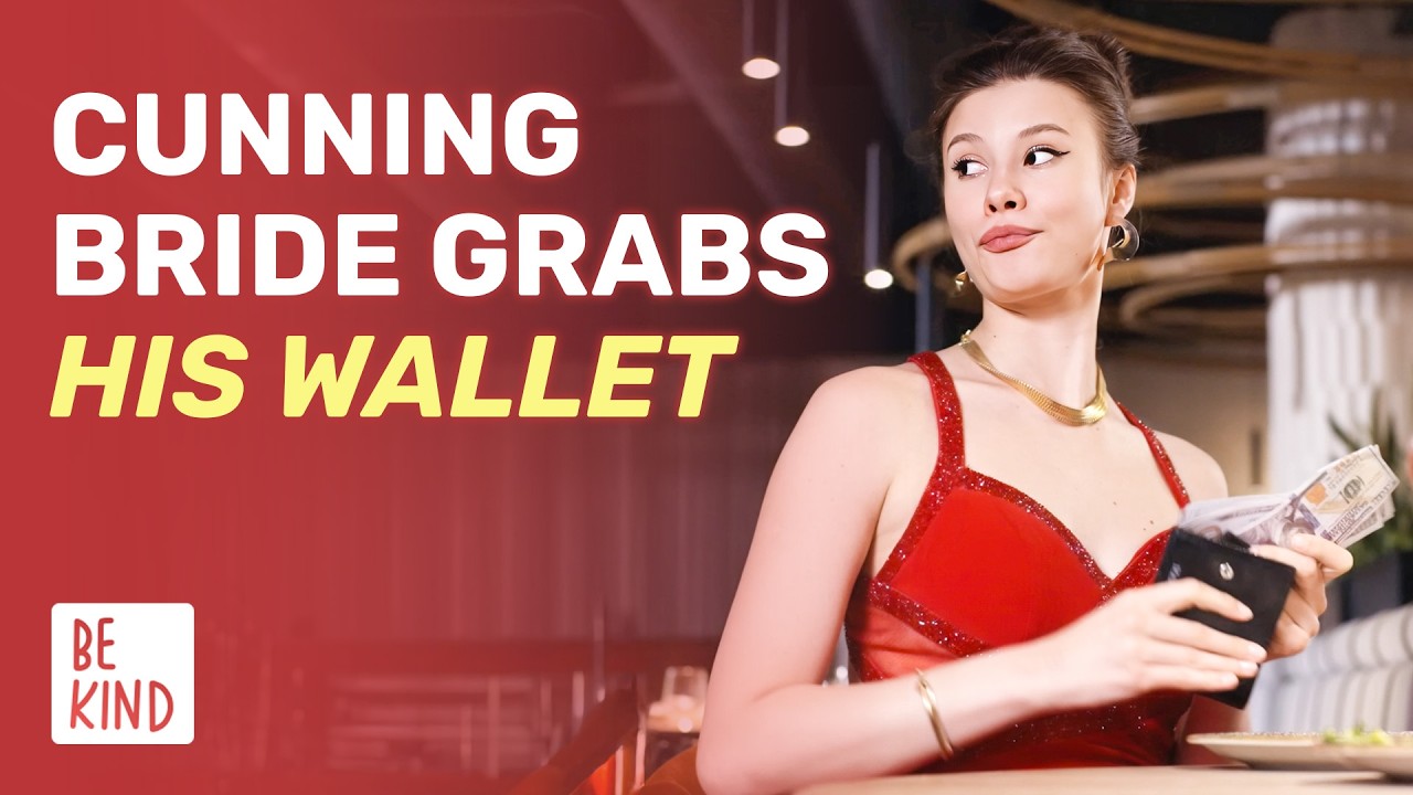 Cunning Bride Grabs His Wallet | @BeKind.official