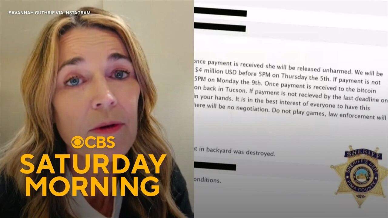 Police release Nancy Guthrie ransom notes in hopes of public help