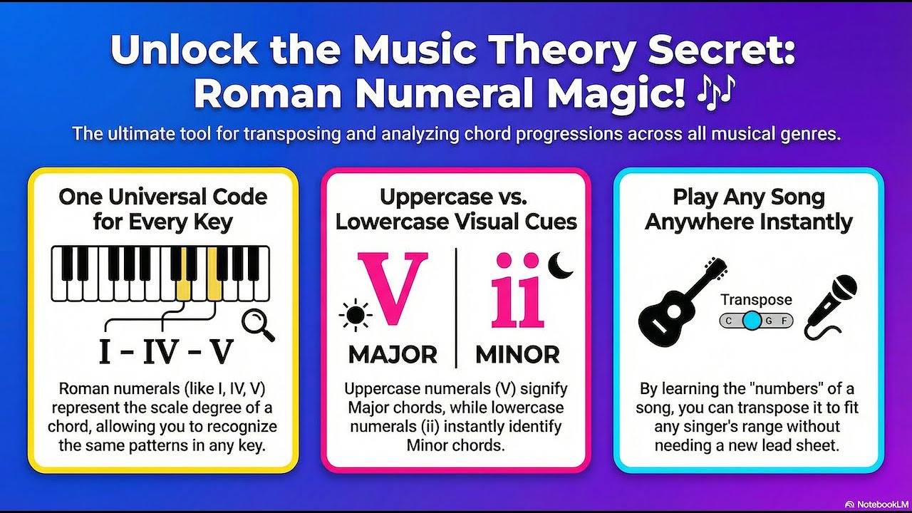 The Skeleton of a Song: Roman Numerals and the Universal Grammar of Harmony