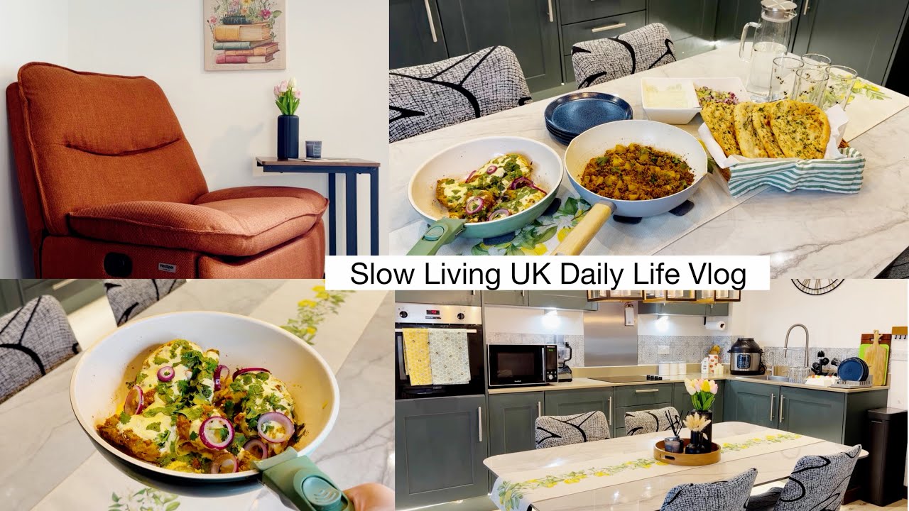 Slow Living Simple ￼UK Daily Life Vlog | Cozy Corner Setup | Cooking & Viral Iffa Chicken 