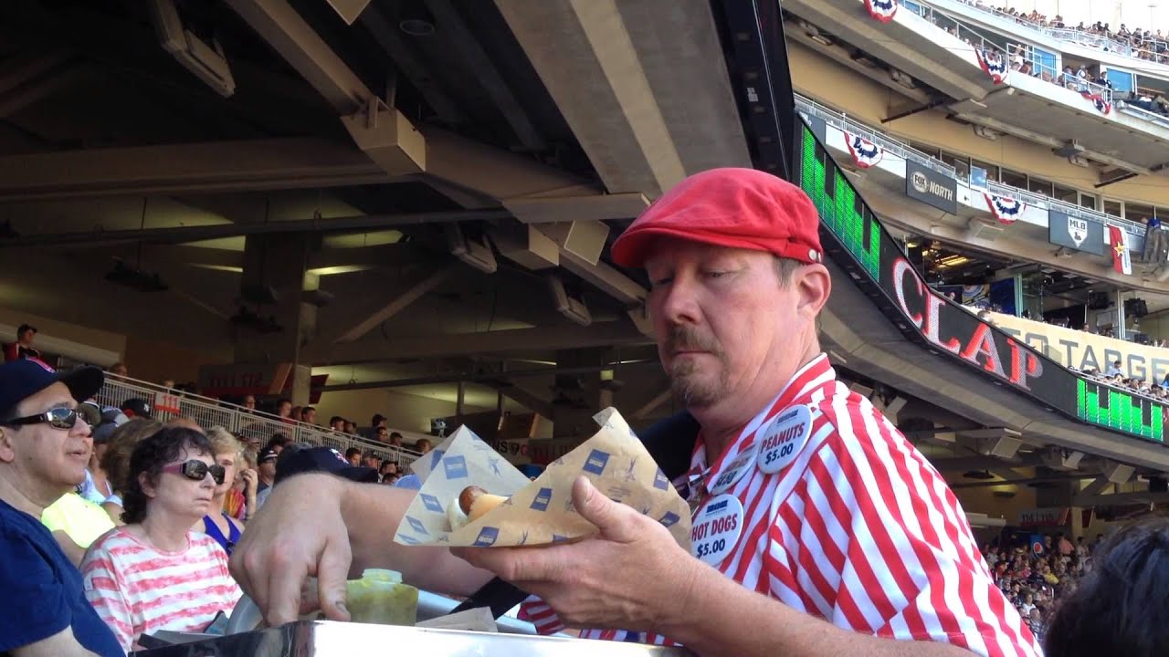 Target Field Hot Dog Guy
