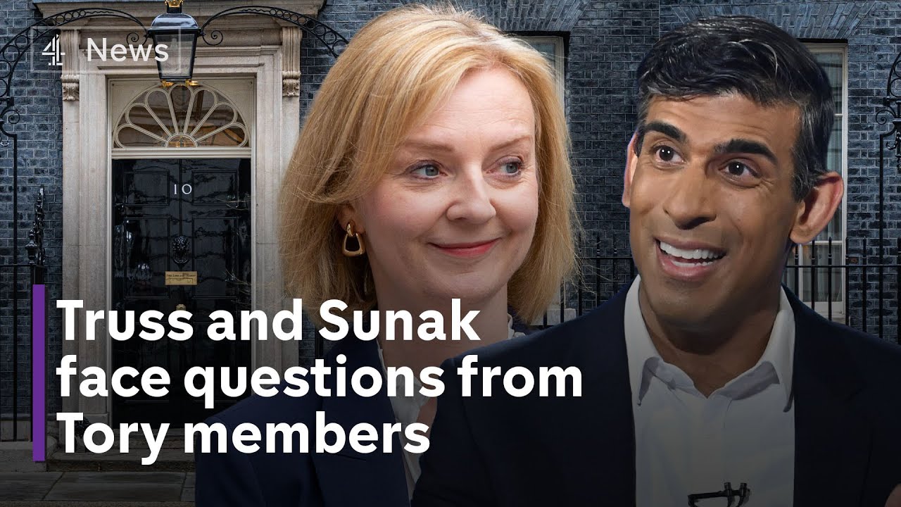 Sunak and Truss face off at first public hustings for Tory members