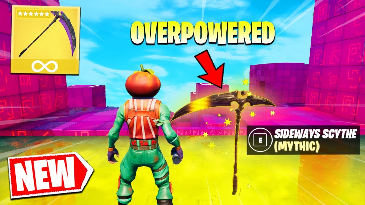 Fortnite except i only use MYTHIC SCYTHE (overpowered)