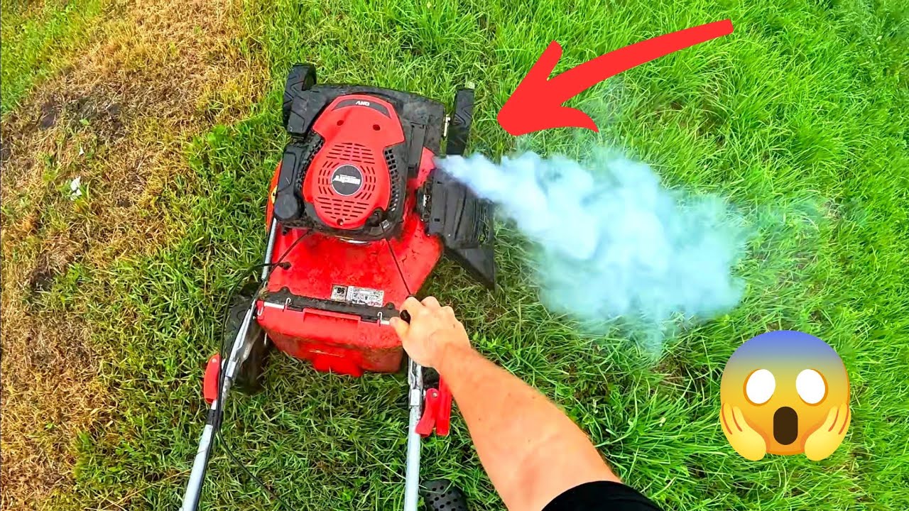 POV: I Tried Mowing in the Rain… Big Mistake?