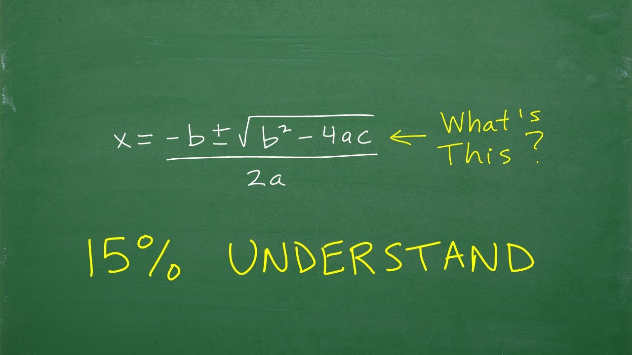 15% of Algebra Students REALLY know this…