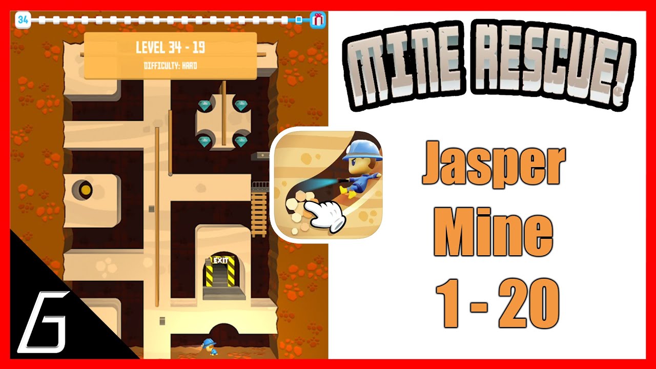 Mine Rescue | Gameplay Level 34 | Jasper Mine Solution