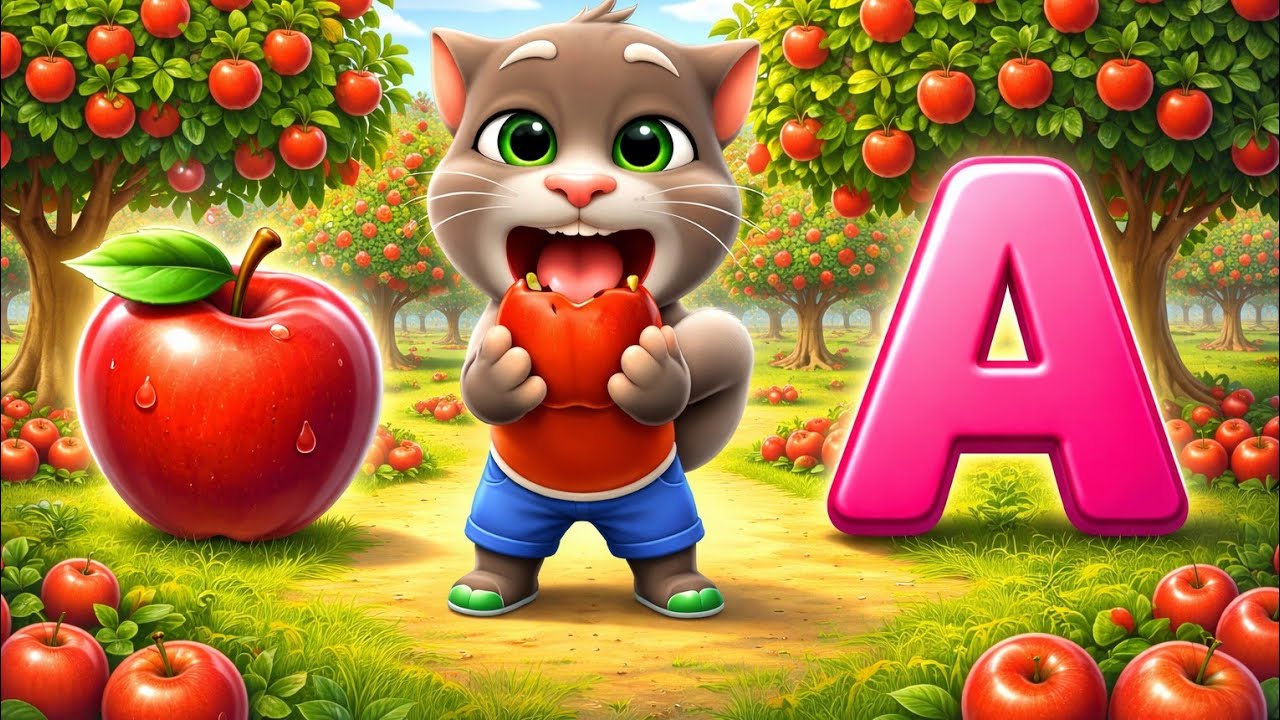 A for Apple 🍎 | ABC Alphabet Song for Kids | Fun English Learning