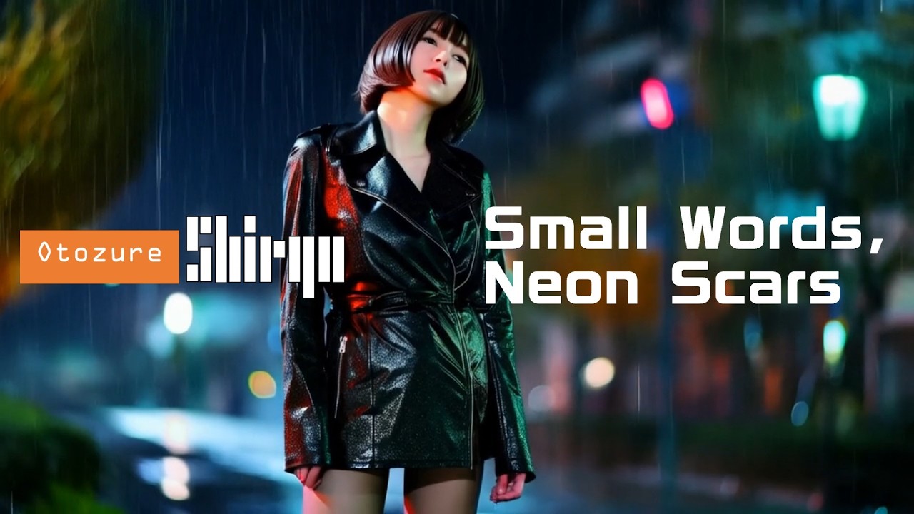 【AI Music】音連・紫龍 - 小さな言葉、ネオンの傷跡 , Otozure Shiryu - Small Words, Neon Scars  [ MV ] #newwave