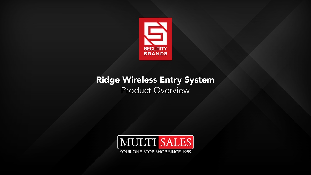 Multi Sales - Security Brands Ridge Wireless Entry System Keypad