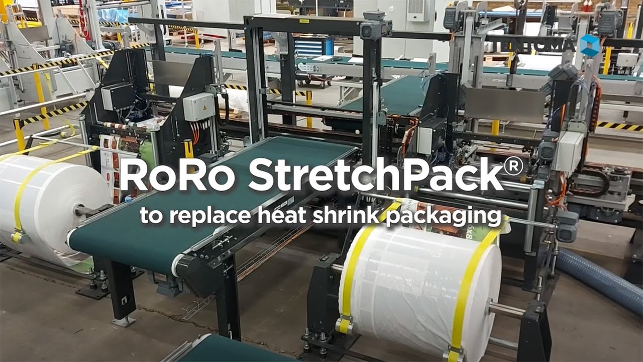 Why replace heat shrink packaging with RoRo StretchPack®?