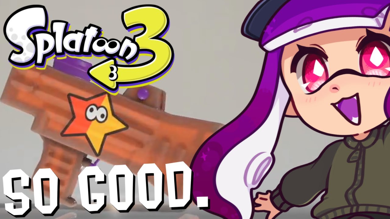 The NEW CUSTOM SPLATTERSHOT JR will be AMAZING | Splatoon 3