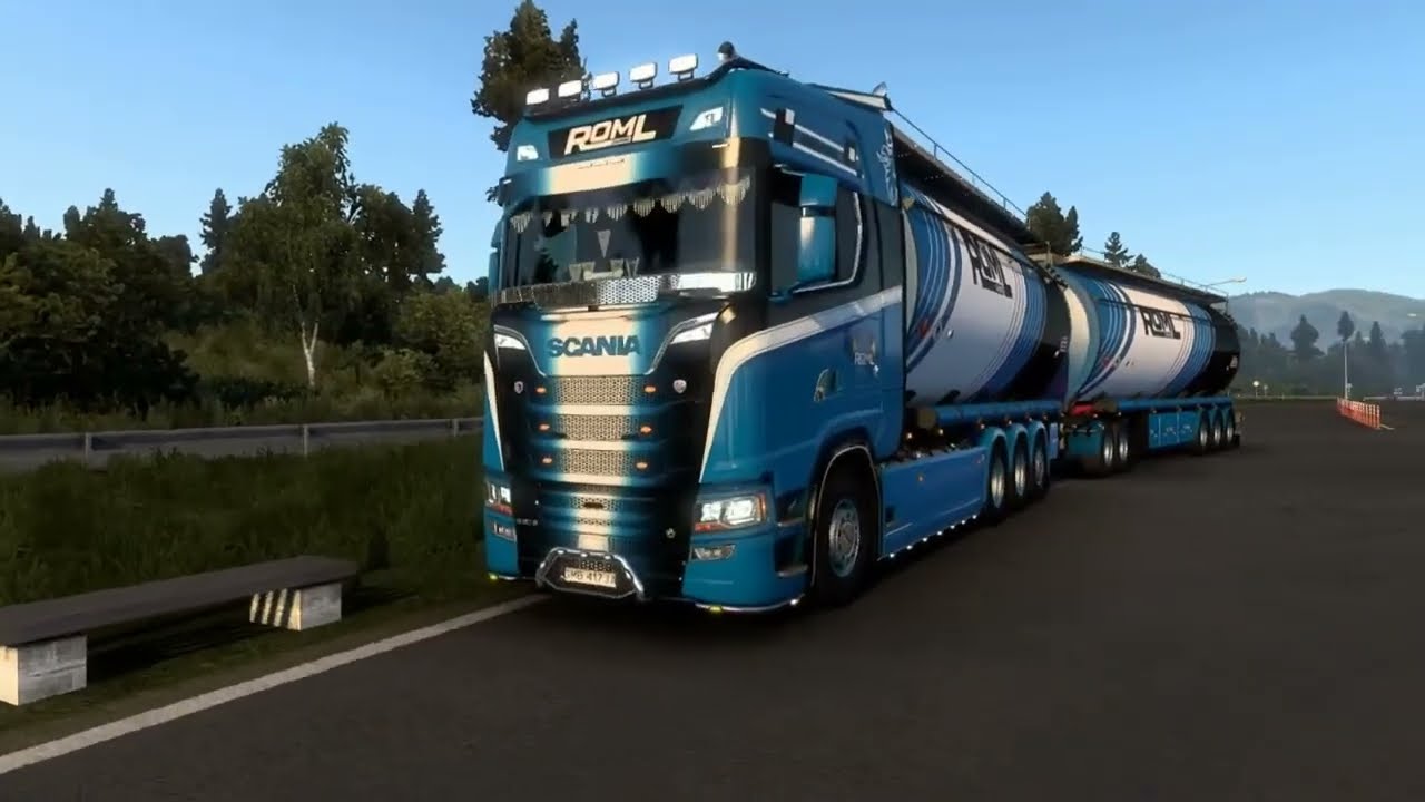 Мод Scania S 520  BDF Tandem Truck Pack версия 143 00 для Euro Truck Simulator 2 v1 43 x