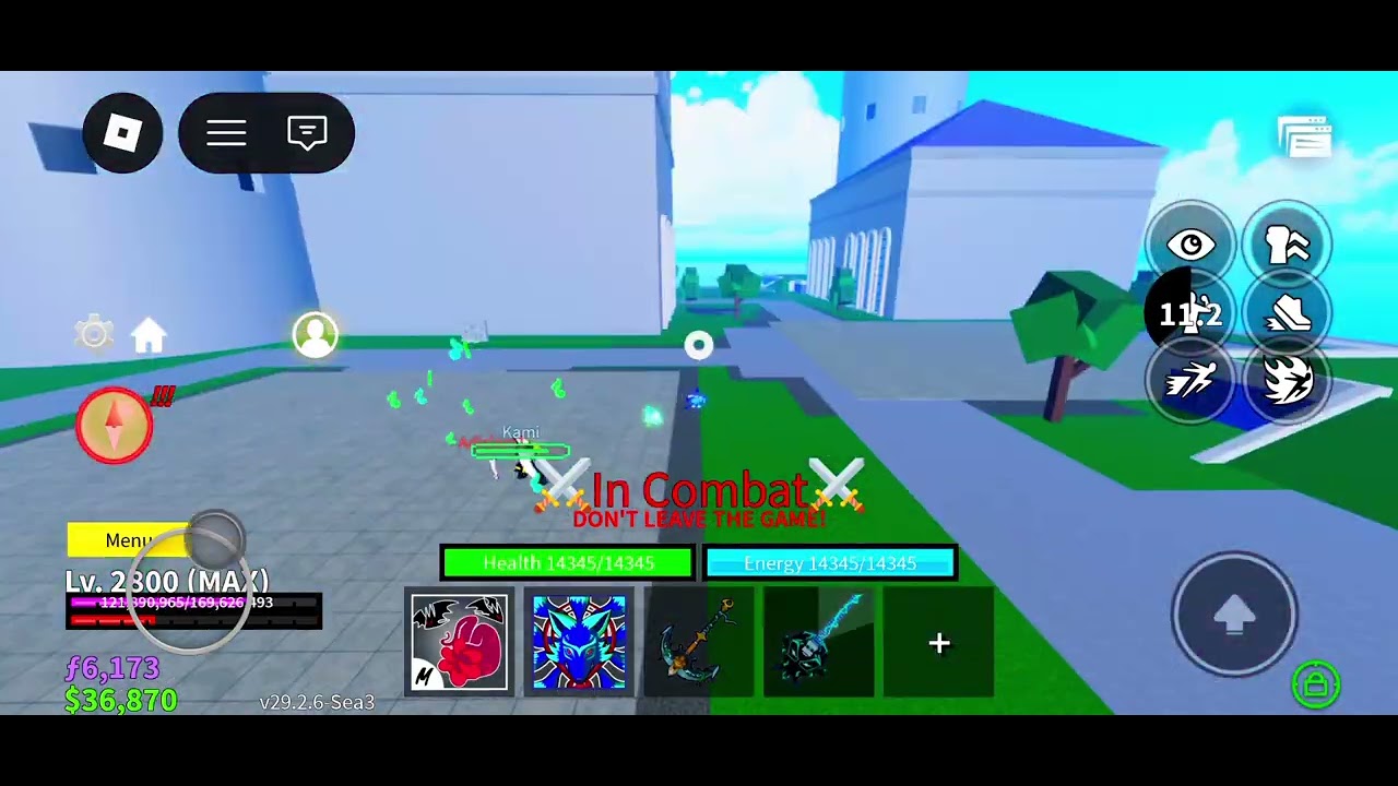 Pvp with kitsune fruit 