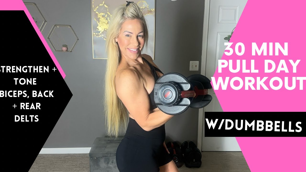Beginners Pull Day Workout | Biceps, Back + Rear Delts