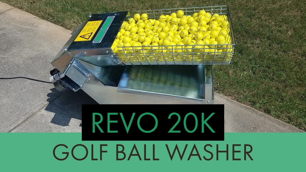 Golf Ball Washer Revo 20K by Range Servant America