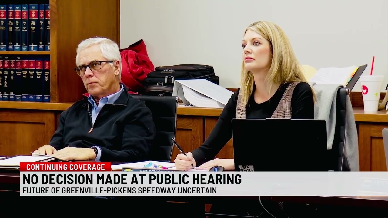The fate of #GreenvillePickensSpeedway is unclear after a tabled discussion at a public hearing.