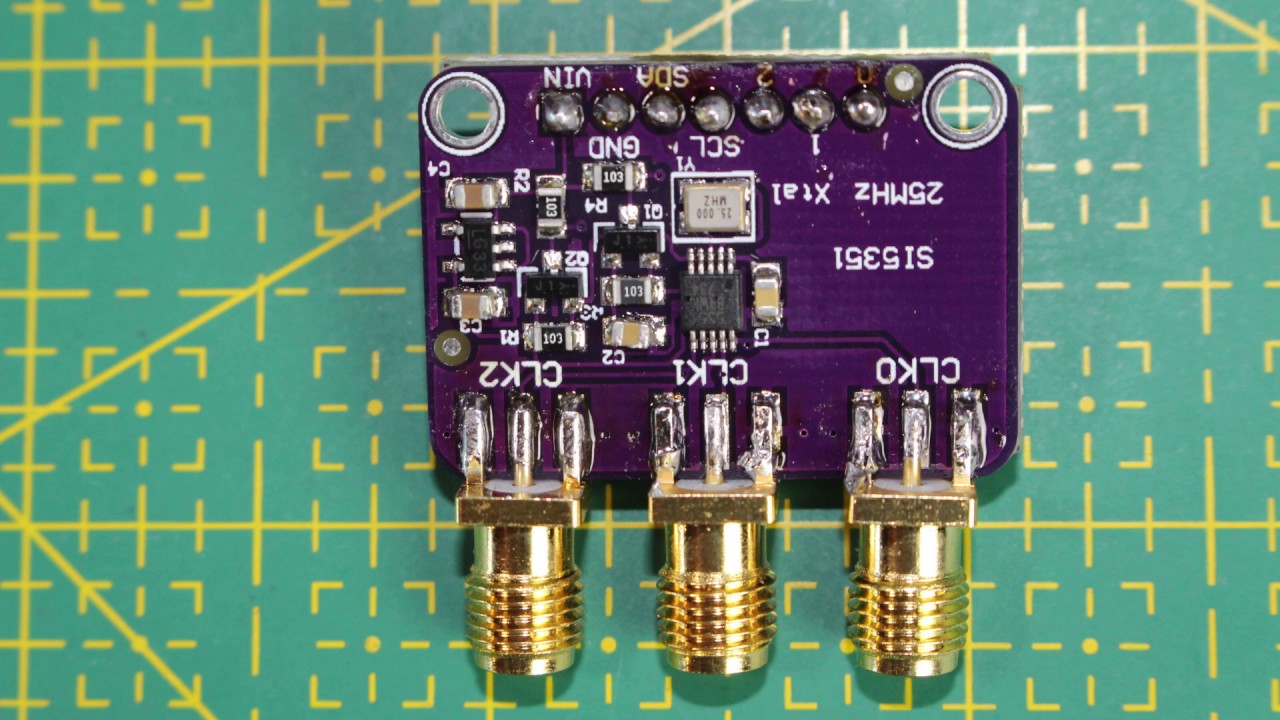 63 Si5351A I2C  Generator 8KHz  160MHz