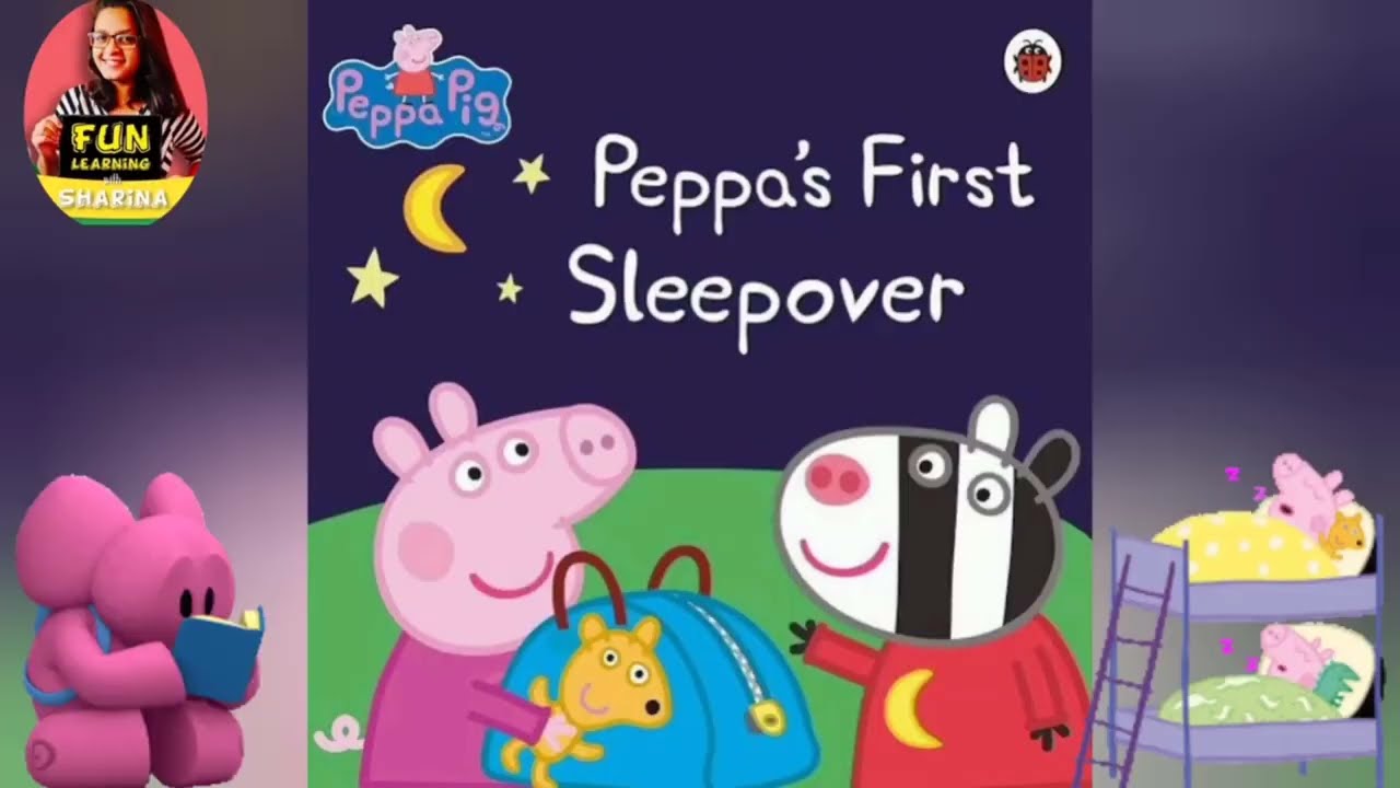 Любимые истории Пеппы - Первая ночёвка Пеппы #funlearningwithsharina #peppa #peppapig #story