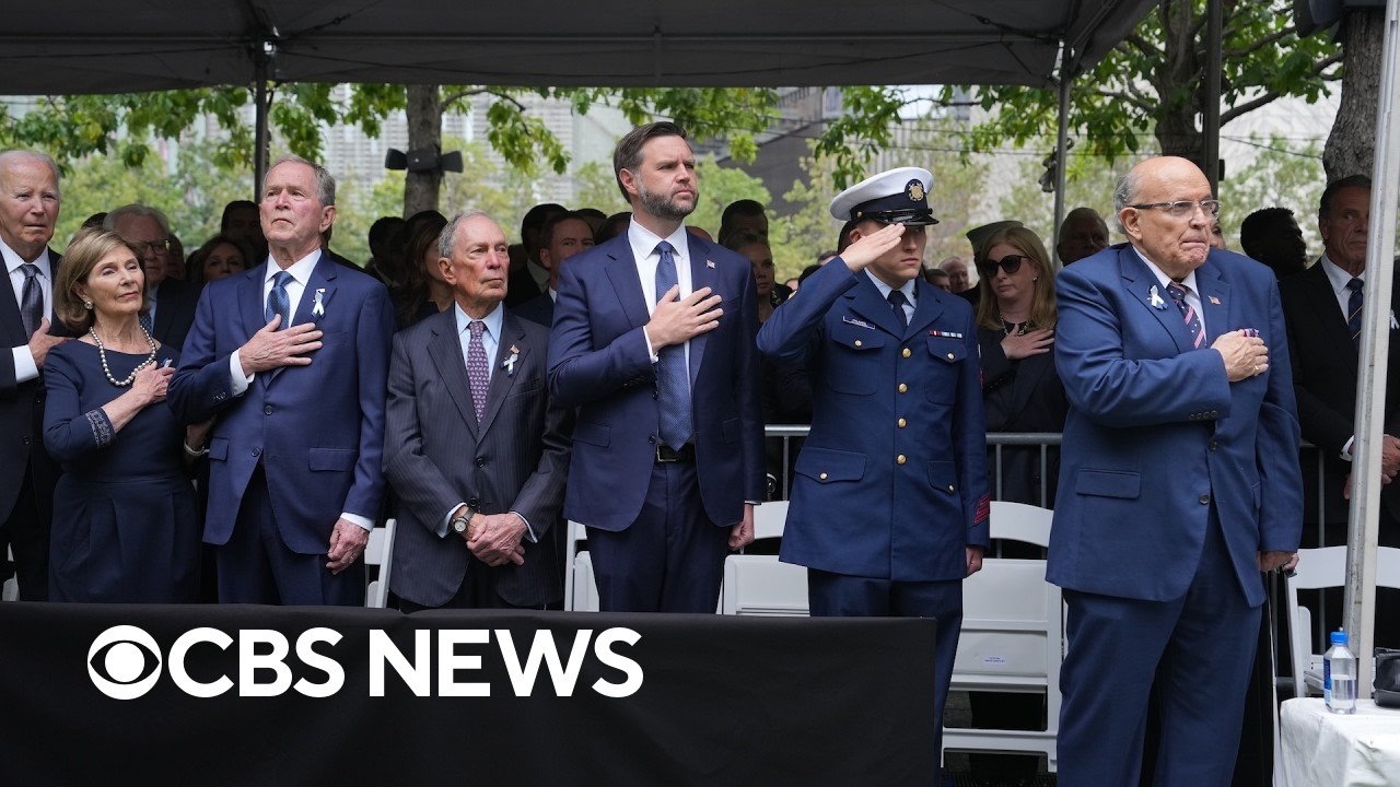NYC Mayor Mamdani, Biden, Bush and others attend 9/11 ceremony at Ground Zero | full video
