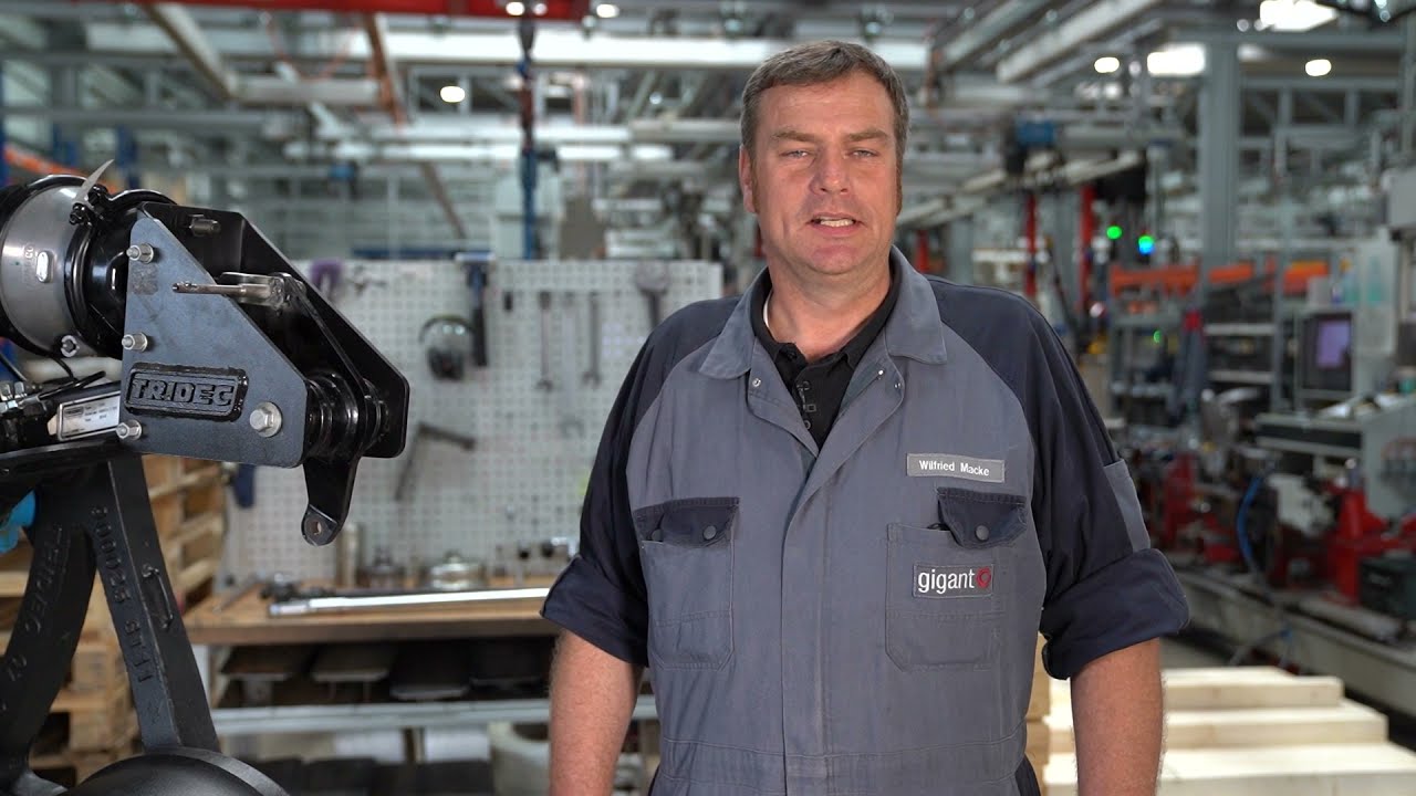 GIGANT service video - Change slack adjuster on axle stub | RU