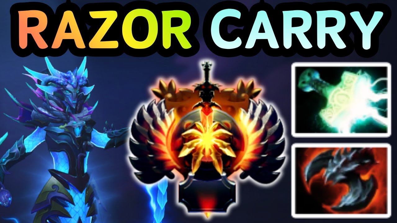 🔥 RAZOR CARRY UNFAIR DAMAGE CONTROL | DOTA 2 GAMEPLAY 🔥
