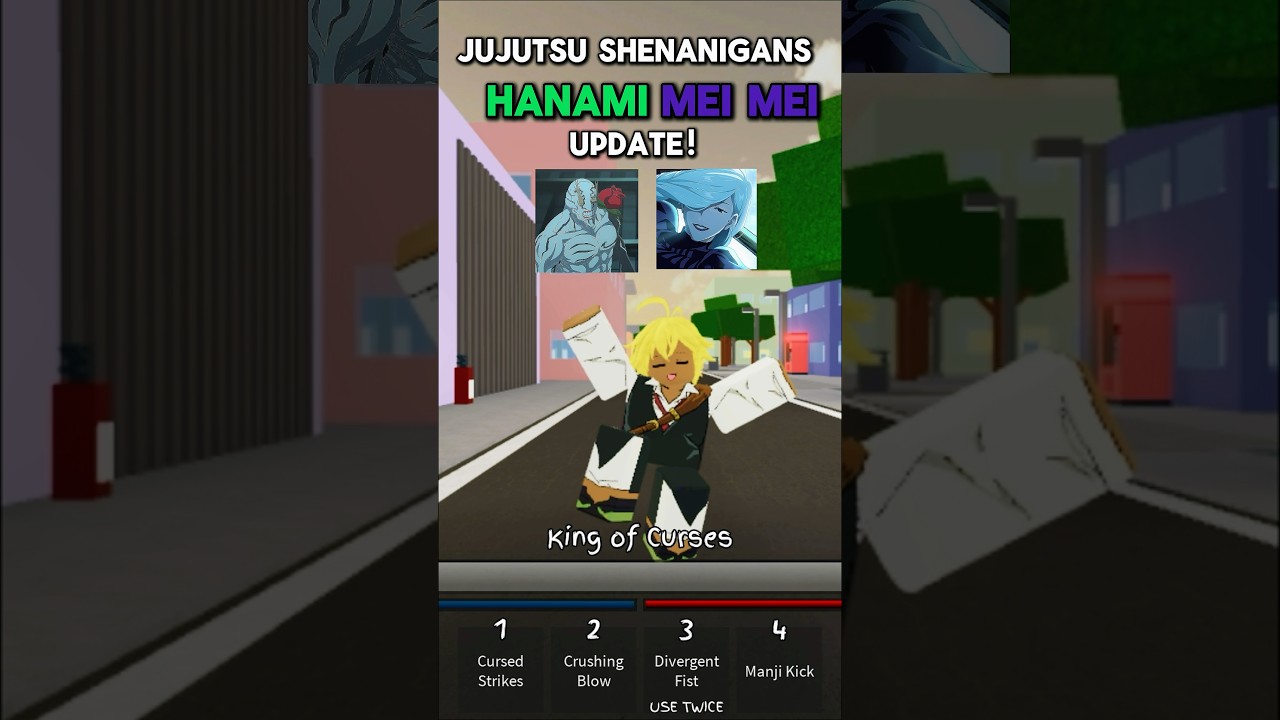 Обновление с дзюдзюцу #jujutsushenanigans #roblox #anime #jjs #update