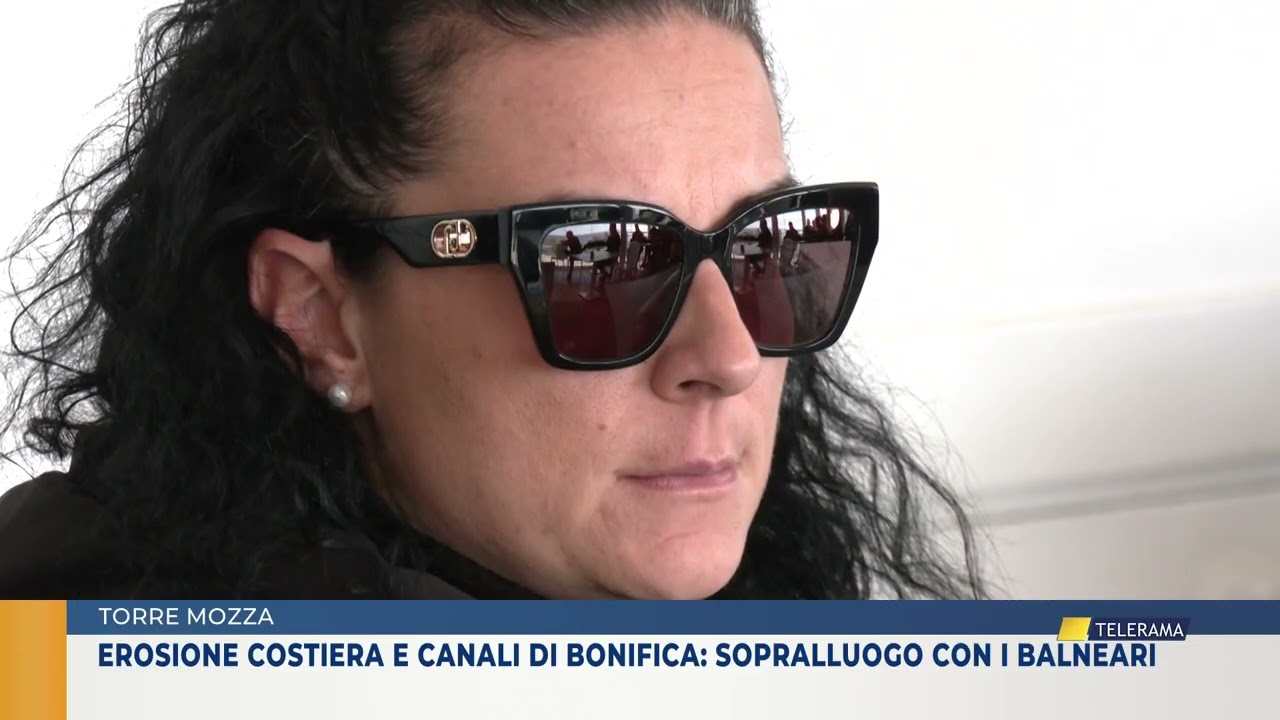 TORRE MOZZA. EROSIONE COSTIERA E CANALI DI BONIFICA: SOPRALLUOGO CON I BALNEARI