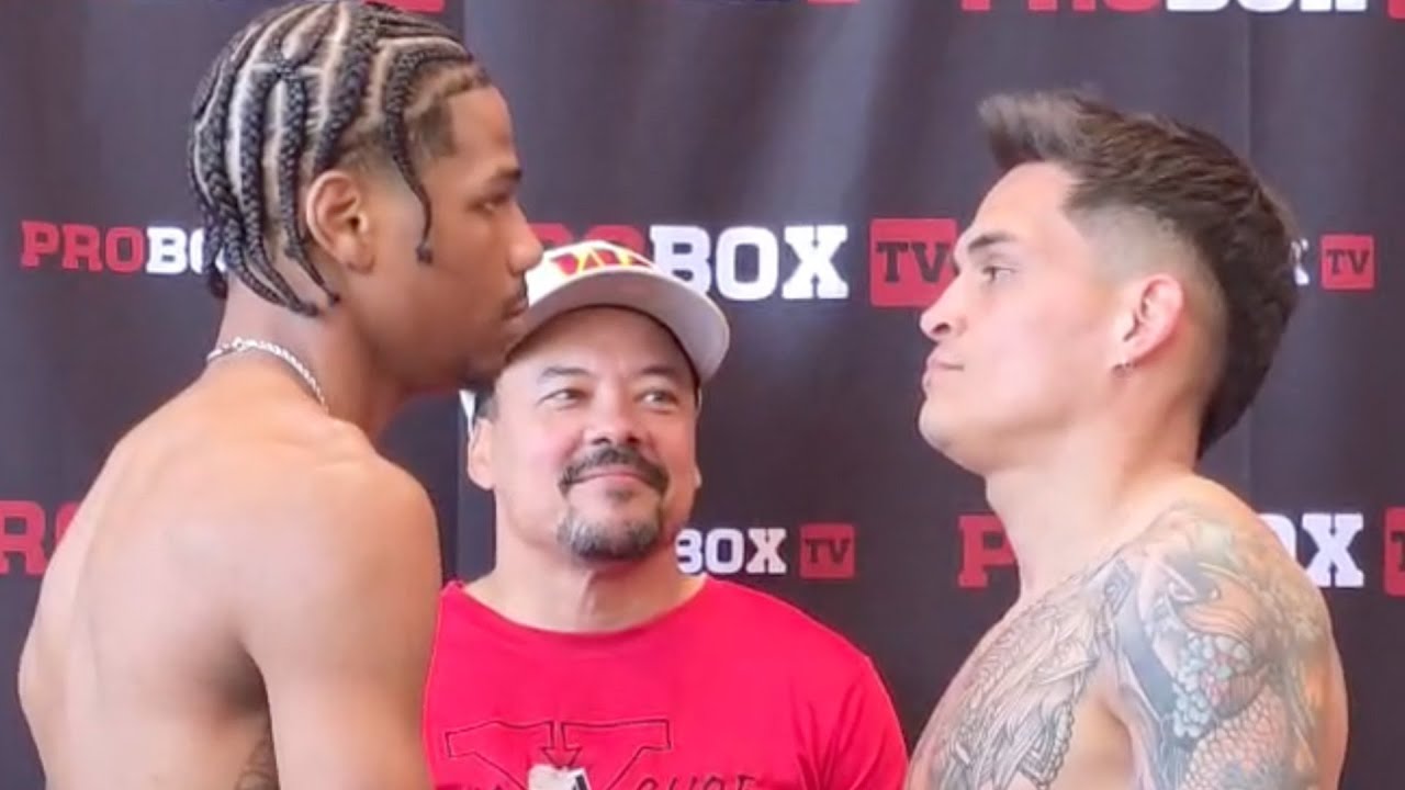 Scooter Davis LOCKS DEATH STARE on Leandro Medina during INTENSE FACE OFF